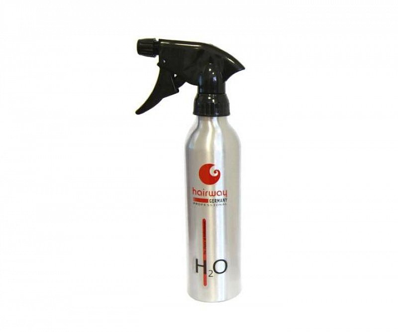 Rozprašovač na vodu Hairway 250 ml /strieborný, vzor: H2O